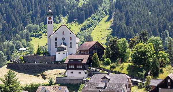 die berühmte Kirche von Wassen